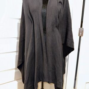 Martha Stewart Black Women's Poncho